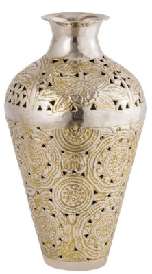 Metallic Decor Vase(#2502)-gallery-1
