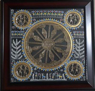 Dhokra Art Wall Decor(#2691)-gallery-1