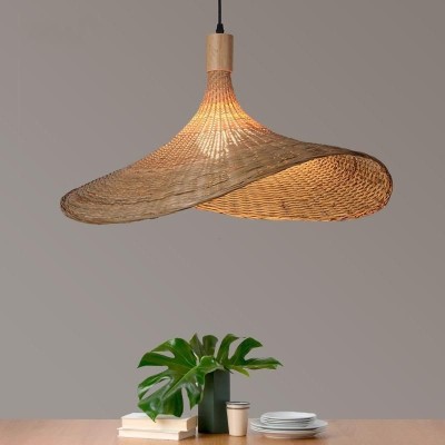 Hanging bamboo lamp(#2861)-gallery-1