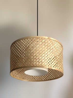 Hanging bamboo lamp(#2864)-gallery-1