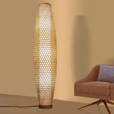 Bamboo stand lamp(#2869)-gallery-1