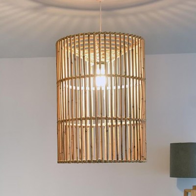 Cylindrical shaped hanging lampshade(#2871)-gallery-1