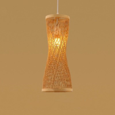 Hanging bamboo lamp(#2880)-gallery-1