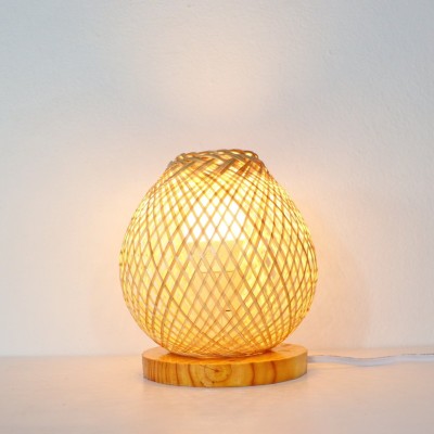 Modern artistic bamboo table lamp(#2886)-gallery-1