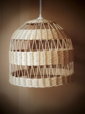 Rattan handcrafted wicker hanging lampshade(#2910)-gallery-0