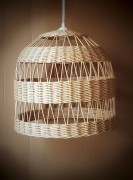 Rattan handcrafted wicker hanging lampshade(#2910) - Getkraft.com