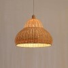 Modern artistic bamboo wicker hanging lampshade(#2917) - Getkraft.com