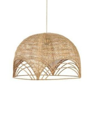 Modern bamboo wicker hanging lampshade(#2925)-gallery-0