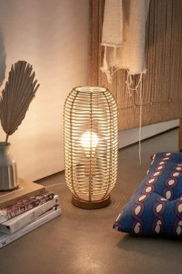 Rattan wicker hanging lampshade(#3011)-gallery-1