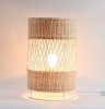 Rattan attractive cylindrical shaped wicker hanging lampshade(#3012) - Getkraft.com