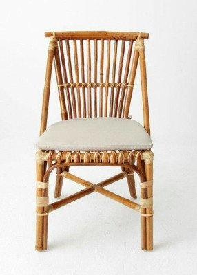 Antique modern bamboo chair with cushion(#3034)-gallery-0