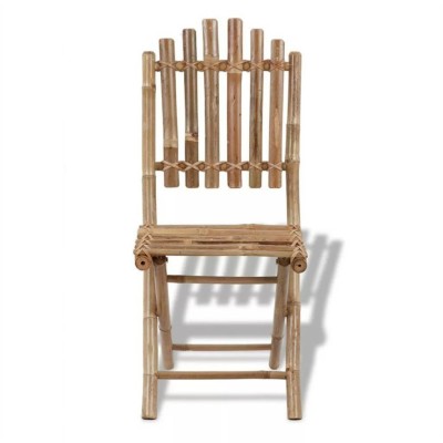 Antique bamboo wicker attractive chair(#3035)-gallery-0