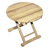 Bamboo modern circular shaped tea table(#3040) - Getkraft.com