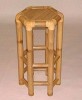 Attractive bamboo hexagon shaped stool(#3065) - Getkraft.com