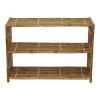 Natural bamboo modern shoe rack(#3069) - Getkraft.com