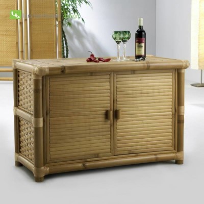 Modern attractive high quality bamboo table with drawer(#3084)-gallery-0