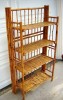 Natural bamboo antique bookshelf(#3087) - Getkraft.com