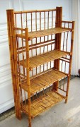 Natural bamboo antique bookshelf(#3087) - Getkraft.com