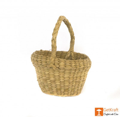 Kouna Handmade Small Picnic Basket(#391)-gallery-1