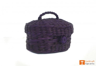 Kauna Handcrafted Blue Make- Up Box(#392)-gallery-2