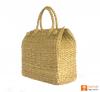 Natural Straw Grass Handmade Picnic Basket(#397)-thumb-3