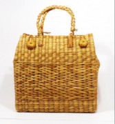Natural Straw Grass Handmade Picnic Basket(#397) - Getkraft.com