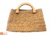 Natural Straw Bowler Bag(#400)-thumb-1