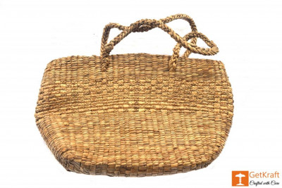 Natural Straw Hobo Bag(#401)-gallery-3