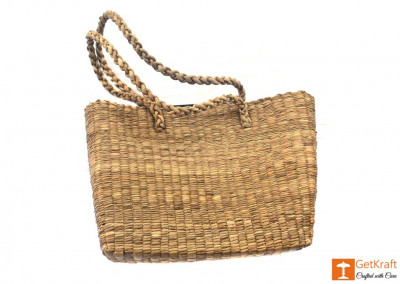 Natural Straw Bag (Large)(#402)-gallery-0