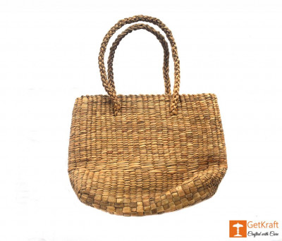 Natural Straw Shopping bag(#404)-gallery-1
