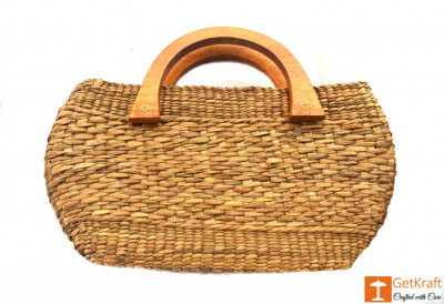 Water Hyacinth Bowler Bag(#416)-gallery-0