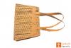 Natural Straw Square Shape Hand Bag(#418)-thumb-1