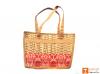 Natural Straw Square Shape Hand Bag(#419)-thumb-0