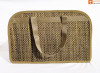 Natural Straw Designer Bowler Bag(#421)-thumb-3