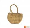 Natural Straw Medium-sized Oval Shape HandBag(#429)-thumb-1