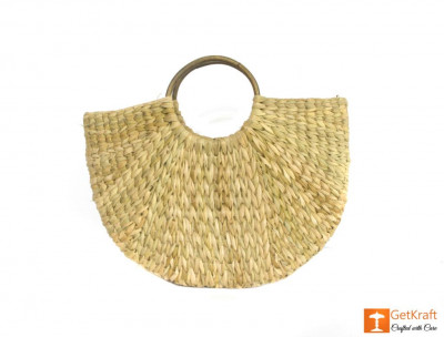 Natural Straw Handmade Bag(#432)-gallery-1