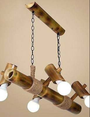 Eco-friendly Handmade Hanging Bamboo Lamp(#496)-gallery-0