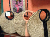 Natural Straw Handbag (Round)(#520) - Getkraft.com
