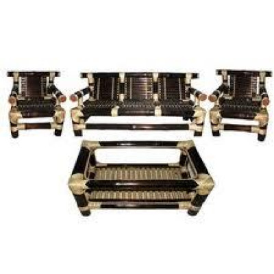 Stylish Bamboo Sofa Set with Table for Living room(#555)-gallery-1