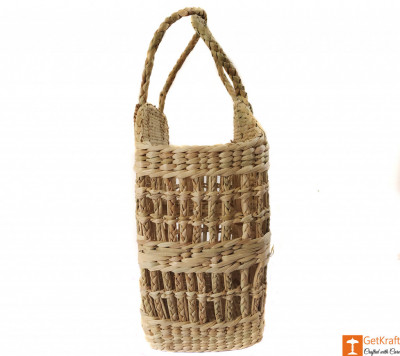Natural Straw Handbag with simple and elegant design(#589)-gallery-2