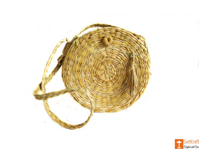 Round Side Handbag with long sling and front design(#607)-gallery-0