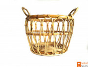 Multipurpose Cane Basket - Laundry Basket - Home Decor Basket(#610) - Getkraft.com