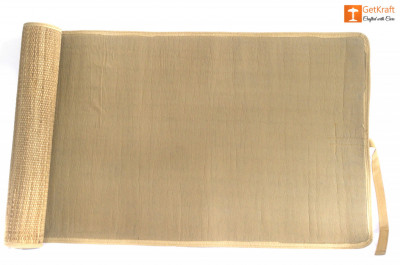 Natural Straw Yoga Mat with straight ends(#629)-gallery-3