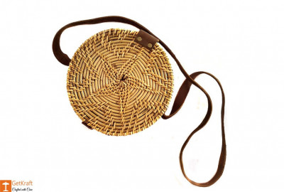 Cane Leather Designer Sling Bag(#638)-gallery-5