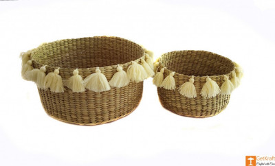 Kauna Handmade Laundry Basket (set of 2)(#643)-gallery-4