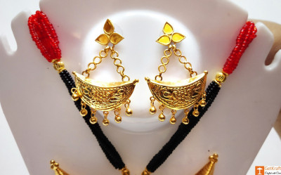 Gorgeous Designer Junbiri Set Assamese Jewellery Necklace Parishmita traditional assamese jewellery ত সকলো ধৰণৰ অসমীয়া গহনা সঠিক মূল্যত পোৱা যাব i. gorgeous designer junbiri set assamese jewellery necklace earrings