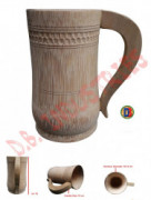 Coffee Tea Beer Mug made of Bamboo Small Medium Big(#764) - Getkraft.com