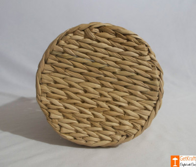 Kouna Cylindrical Designer Net Basket with Handle(#788)-gallery-3