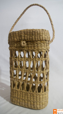 Kouna Tiffin Box or Water Bottle Carrying Basket(#789)-gallery-2