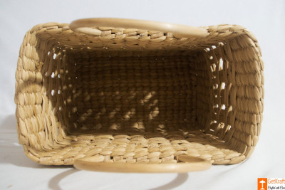 Natural Straw Handmade Net Shopping Bag(#792)-gallery-3